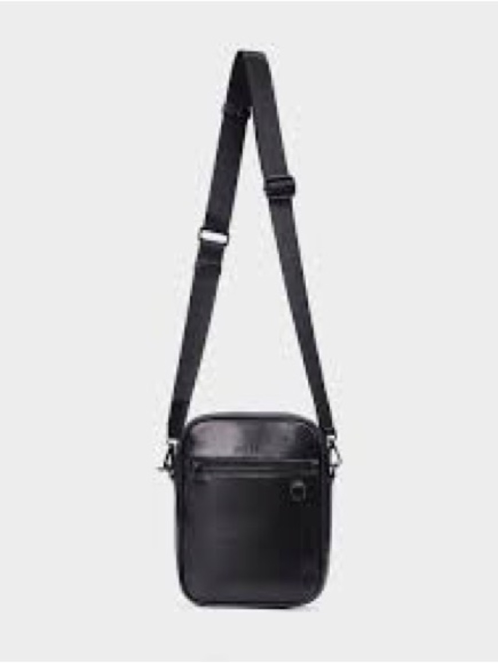 RUDSAK Small Messenger bag shinny black leather!